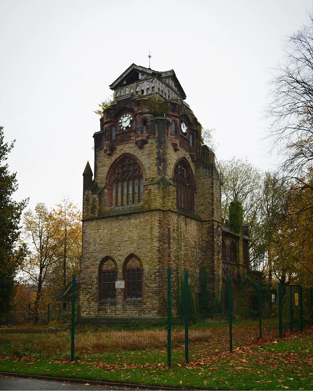 Abandoned Agecroft Chapel, Cemetery & Crematorium