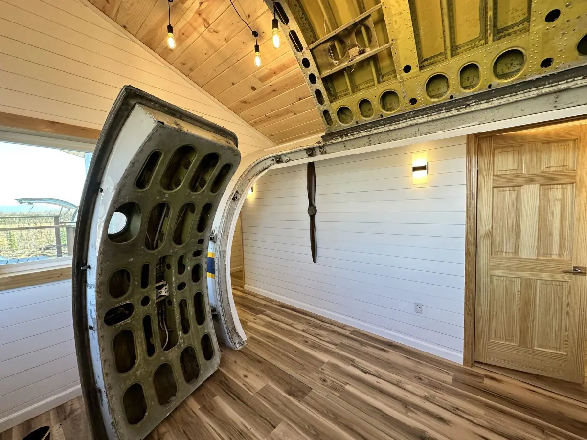 Transforming an Abandoned Airplane into a Home