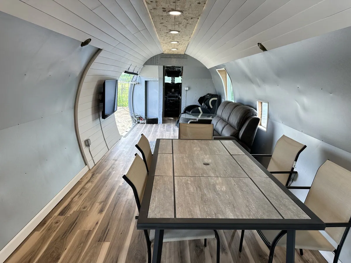 Transforming an Abandoned Airplane into a Home