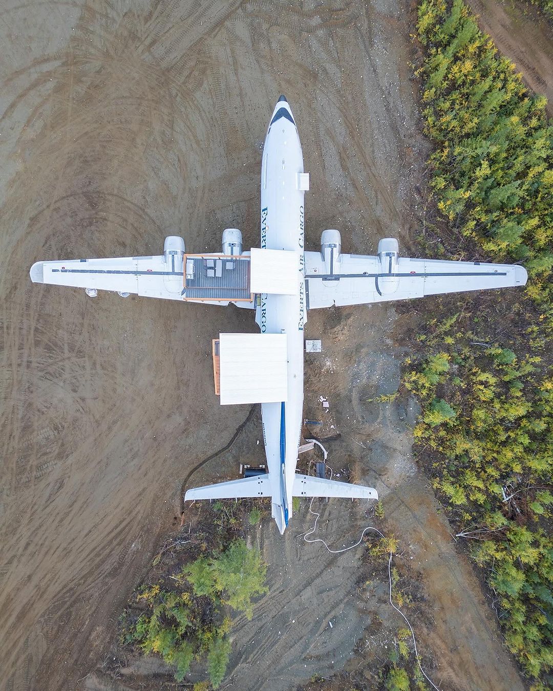 Transforming an Abandoned Airplane into a Home