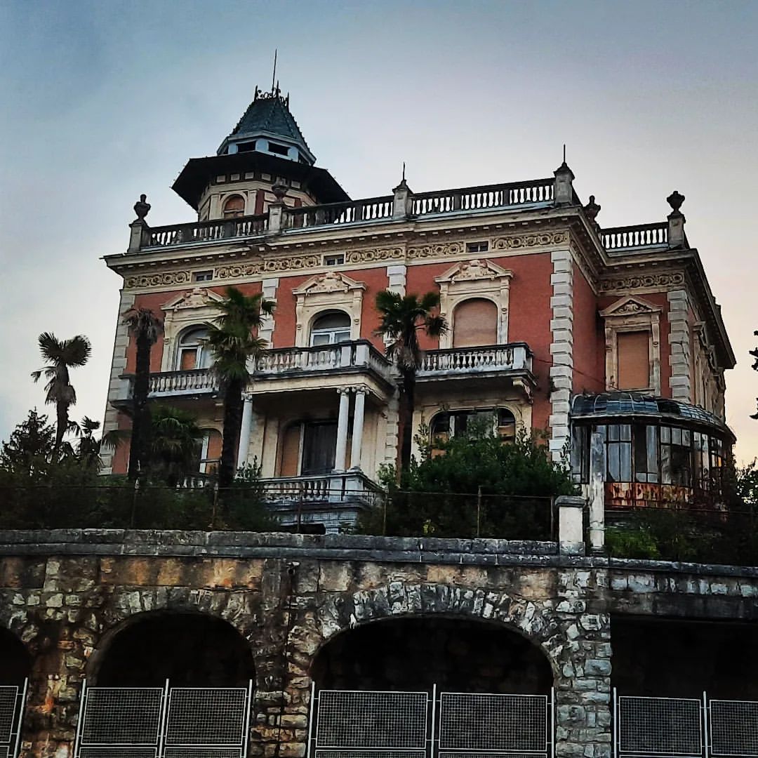 Abandoned Villa Münz in Croatia.