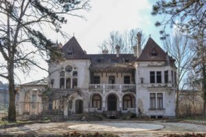 Abandoned Spitzer Castle in Serbia