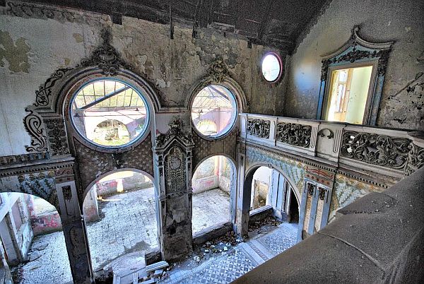 Abandoned Spitzer Castle in Serbia