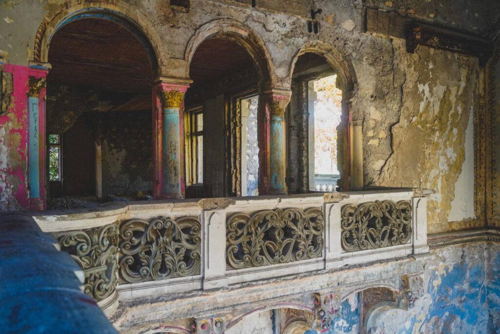 Abandoned Spitzer Castle in Serbia