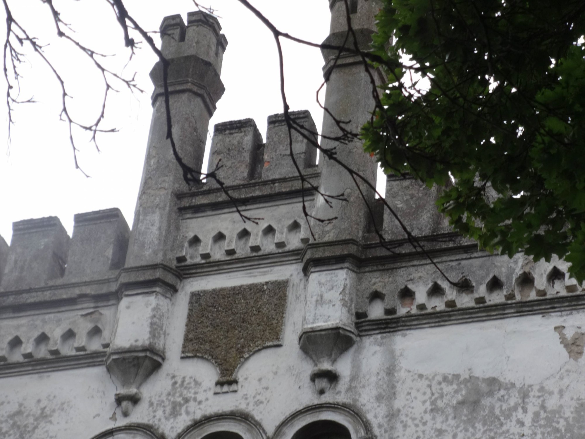 Abandoned Palace Pałac Piotrowo in Poland