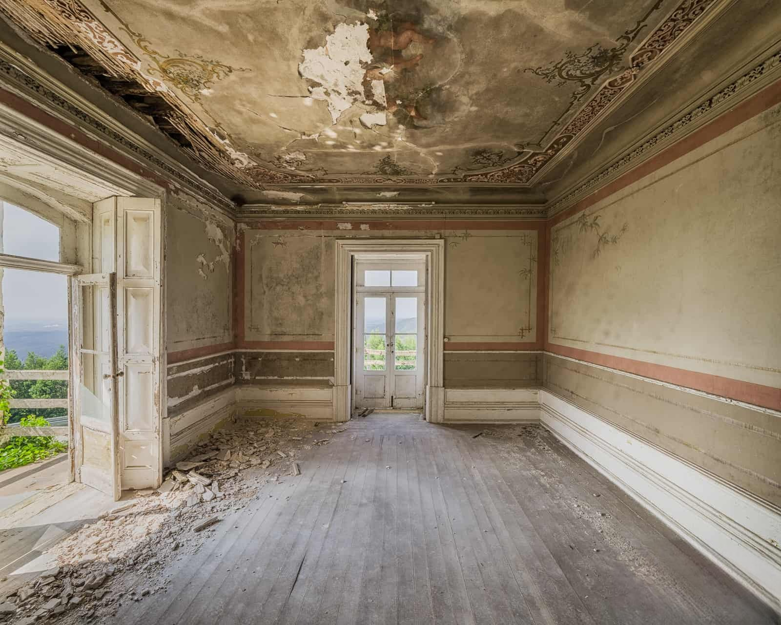 Abandoned Casa Azul in Portugal