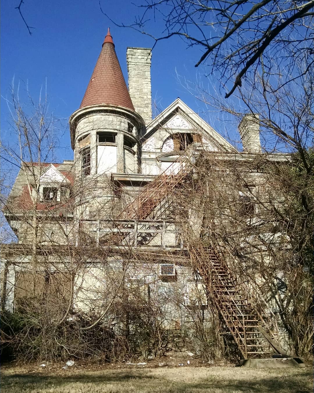 Abandoned Victorian Mansion In Cincinnati