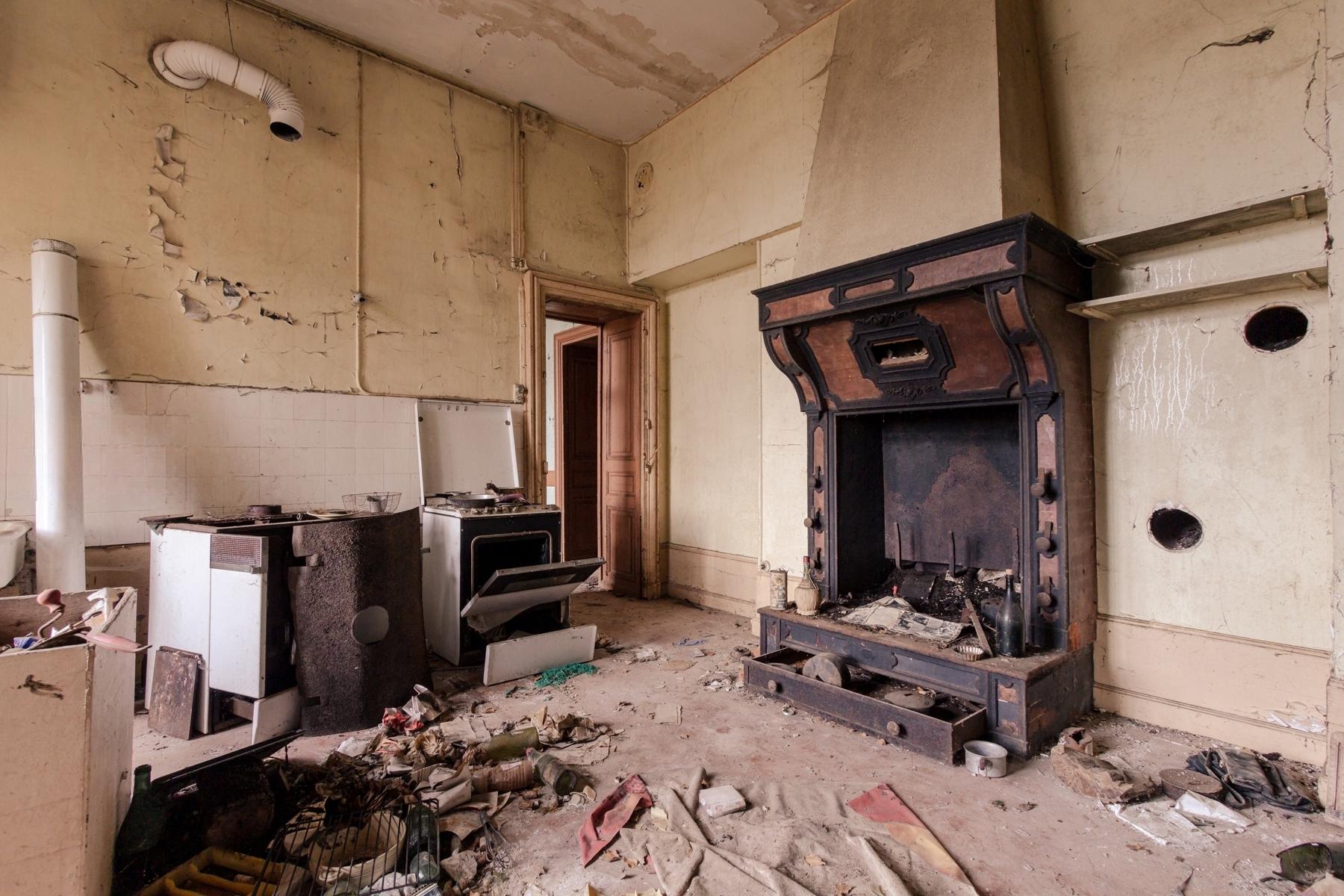 Abandoned Andermatt Castle in France